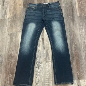 BKE Dark Wash Straight Leg Jeans